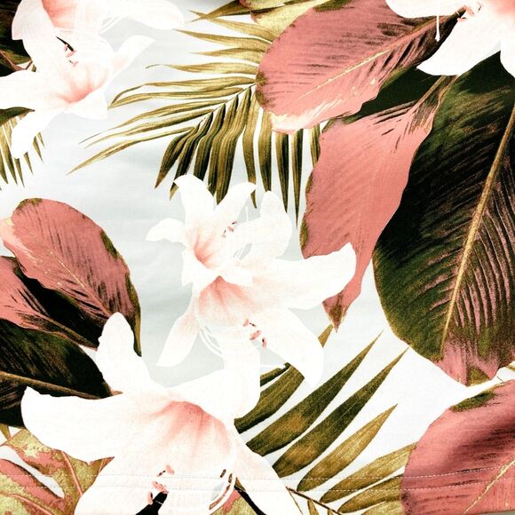 Tankini Kona Sol Old Navy Active Floral Palm Sports Bra Top Swim Suit L High Leg - Picture 12 of 16